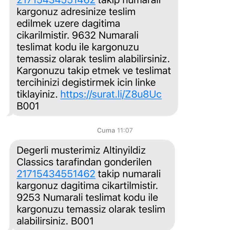 Sürat Kargo İle Teslim Edilmeyen Kargo Mağduriyeti