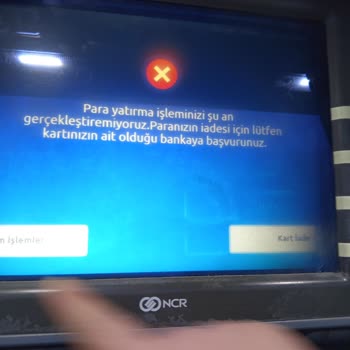 ATM'de Yutulan Param 25 Gündür İade Edilmedi, Mağduriyetim Giderilmiyor