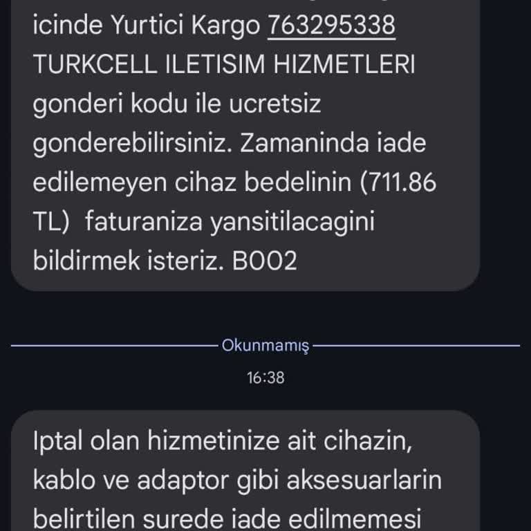 İade Edilen Superbox Ekipmanları İçin Onay Ve Bilgilendirme Bekliyorum