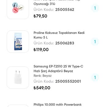 Siparişimdeki Samsung Şarj Adaptörü Teslim Edilmedi Çözüm Sunulmadı