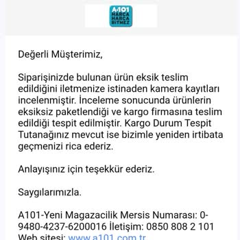 Siparişimdeki Samsung Şarj Adaptörü Teslim Edilmedi Çözüm Sunulmadı