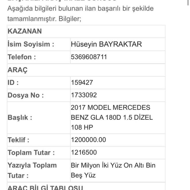 Neova Sigorta'da Araç İhalesi Sürecinde Bilgilendirme Eksikliği Ve Kapora Mağduriyeti