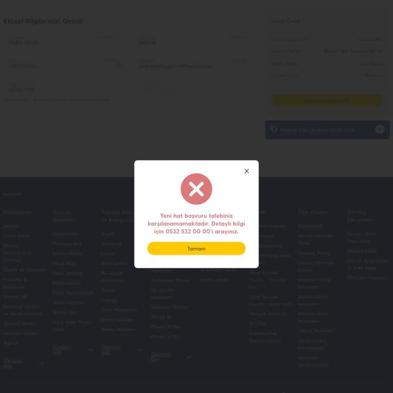 Turkcell Borcum Olmamasına Rağmen Yeni Hat Başvurusu Yapamıyorum