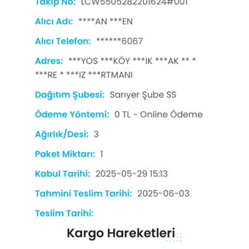 Kargo Gecikmesi Kızımın Özel Gününü Mahvetti