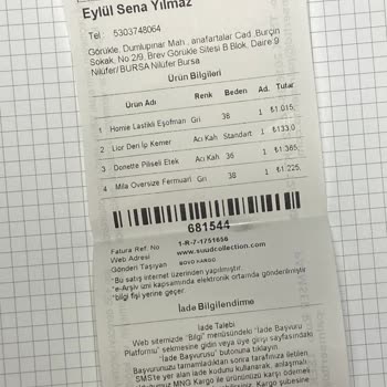 Suud'dan Aldığım Eşofman Altı Kısa Sürede Tiftiklendi, Çözüm Sunulmadı