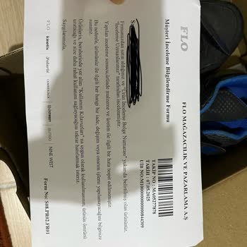 FLO'dan Aldığım Ayakkabı Kısa Sürede Bozuldu, Mağduriyetim Giderilmedi