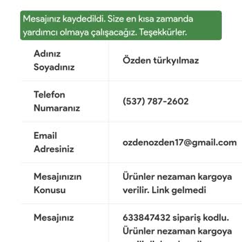 Sipariş Verdiğim Gözlükler Gelmedi İletişim Kuramıyorum