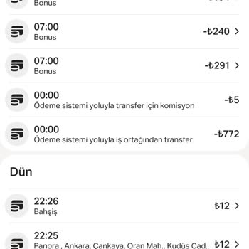 Yandex GO'da Taksi Yolculuk Ücretlerim Yatırılmadı, Müşteri Hizmeti Yetersiz