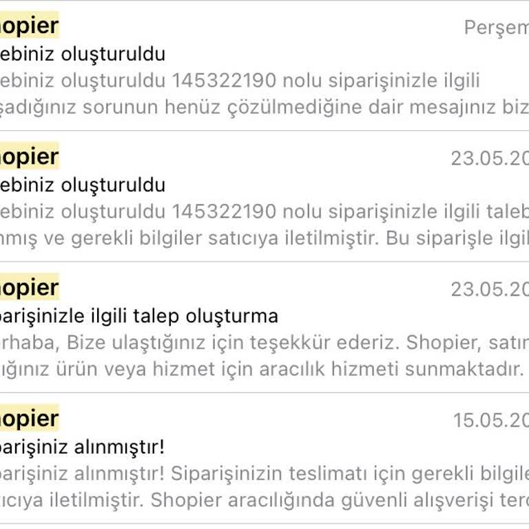 Sipariş Gönderilmedi Ücret İadesi Yapılmadı İletişim Engellendi