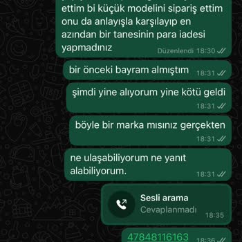 Stepza İade Ve Para İadesi Sorunu Yaşatıyor Kalitesiz Ürün Gönderiyor