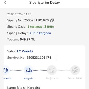 LCW Siparişim 10 Gündür Teslim Edilmedi, Para İadesi Talep Ediyorum