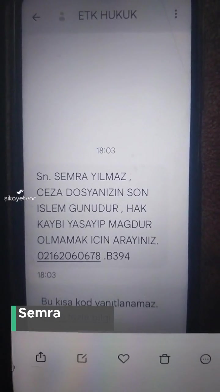 Şüpheli Hukuk Mesajları videonun kapak resmi