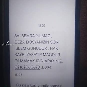 Şüpheli Hukuk Mesajları