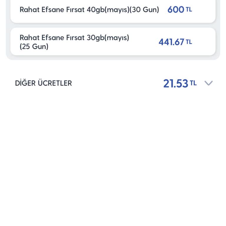 Fatura Değişikliğinde 5 Günlük Paket Tam Ay Ücretiyle Yansıtıldı