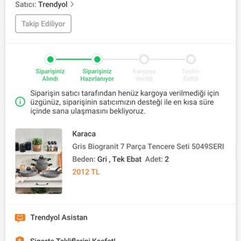 Siparişim Ne Kargoya Verildi Ne İptal Edildi