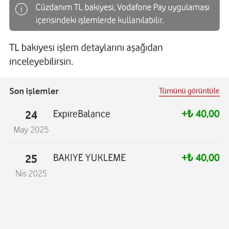 Cüzdanda Yüklemediğim 80 TL Bakiye Görünüyor Kampanyaya Katılamıyorum