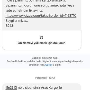 Bayramda Siparişim Gelmedi, İade Ve İletişim Sağlanmıyor
