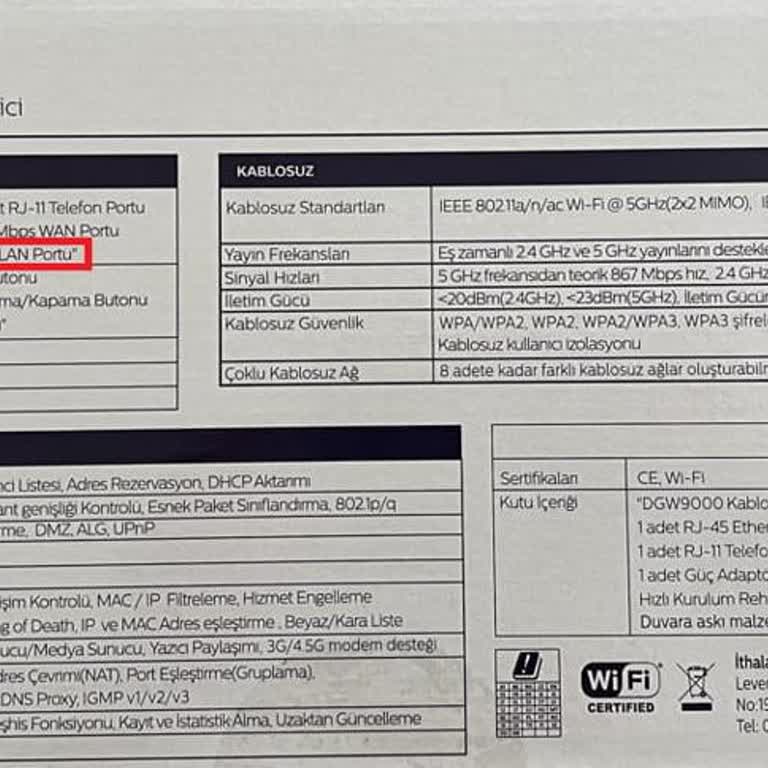 Türk Telekom 1 Gbit İnternet İçin Verilen Modem 100 Mbit Hızla Sınırlı