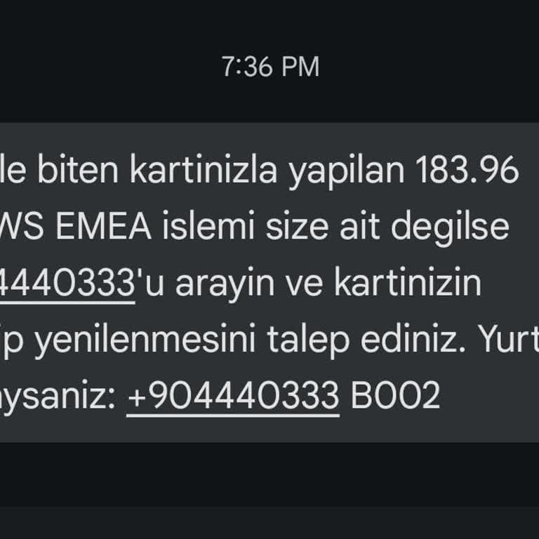 İzinsiz Kredi Kartı Çekimi Şoku: AWS EMEA'dan Habersiz Para Kesintisi!