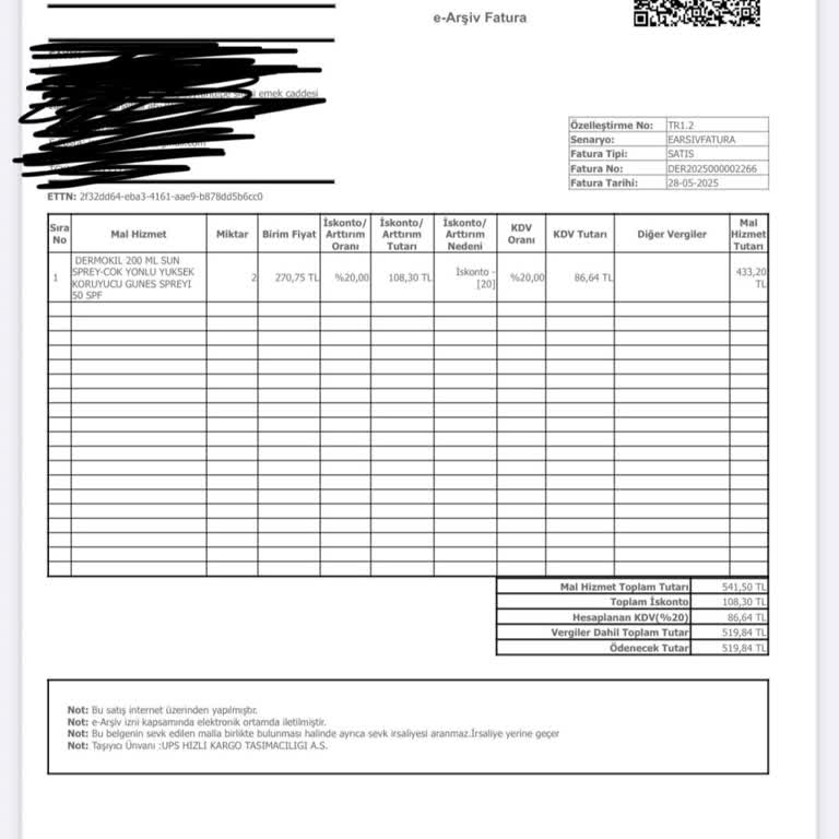 Dermokil'den Verilen Siparişim Uzun Süredir Kargoya Verilmedi, İade Ve İletişim Sorunu Yaşıyorum