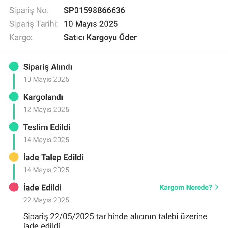 Epttavm Kargo İadesinde Adres Eksikliği Ve Müşteri Hizmetleri Sorunu