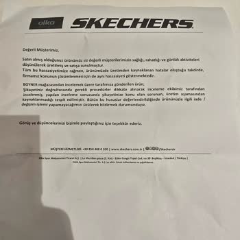 Kısa Sürede Deforme Olan Ayakkabıya Ret Yanıtı Ve Çözüm Beklentisi