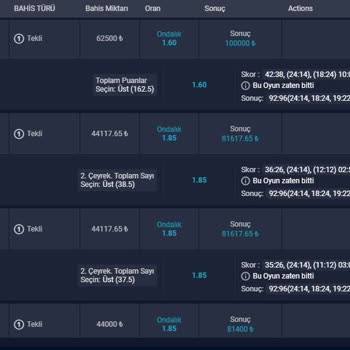 Betmoon'da Sıralı Bahis Sonrası Ana Para Ve Kazanç Kaybı