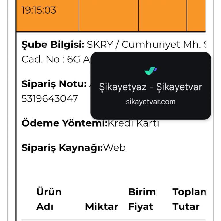 3 Saatte Gelmeyen Köfte Siparişi Ve Uzayan Bekleyiş