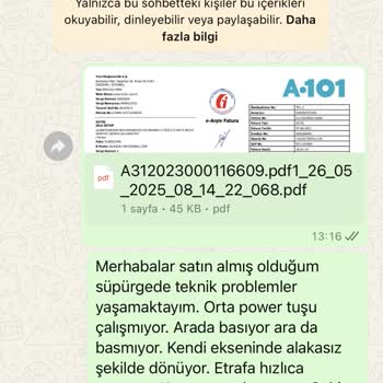 Robot Süpürge Servisten Sorunları Çözülmeden Ve Bakımsız Şekilde Döndü