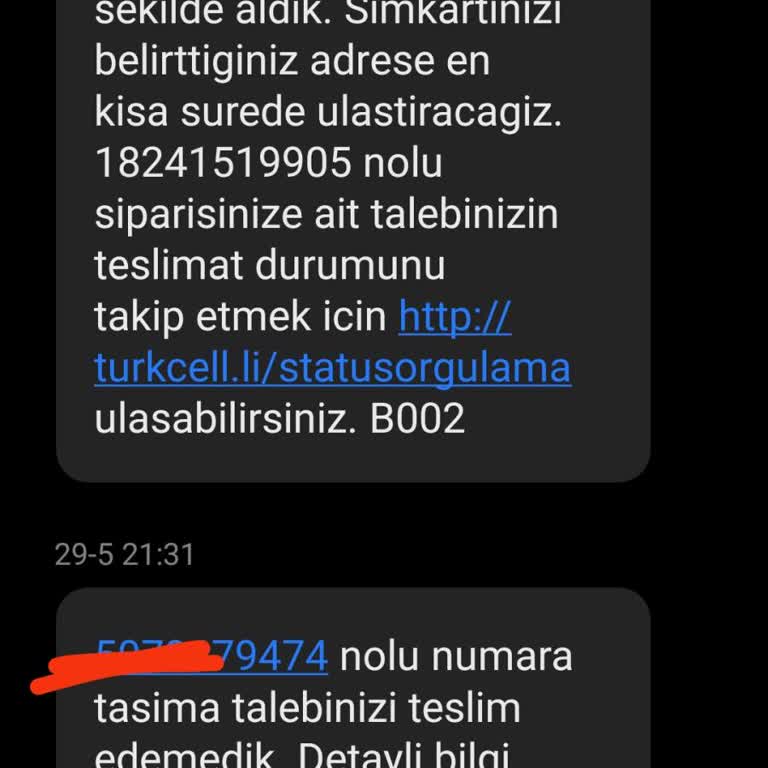 Turkcell Online Hat Taşıma Sonrası Teslimat Sorunu Ve İlgisizlik