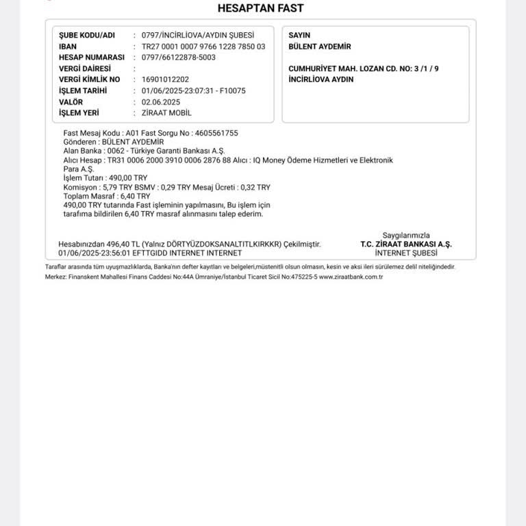 Havale İle Gönderdiğim Para Hesabıma Yatmadı