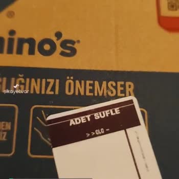 Domino's Pizza Pişmanlığı Ve Markaya Yakışmayan Personel!