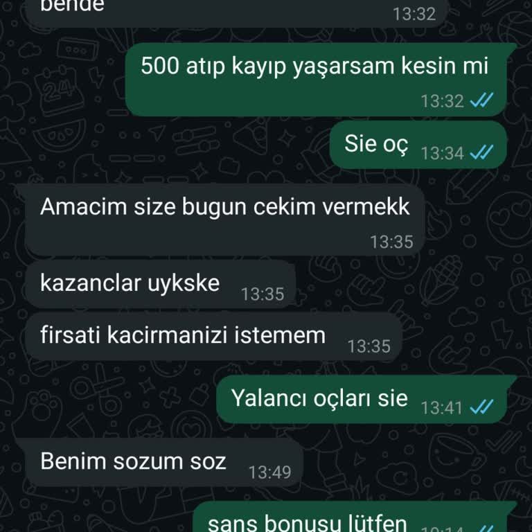Bonus Ödemelerini Yapmayan Art Niyetli Siteye İsyan