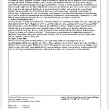 Kredi Kartı İşsizlik Sigortası İptali İçin Çağrı Merkezinden Destek Alamıyorum