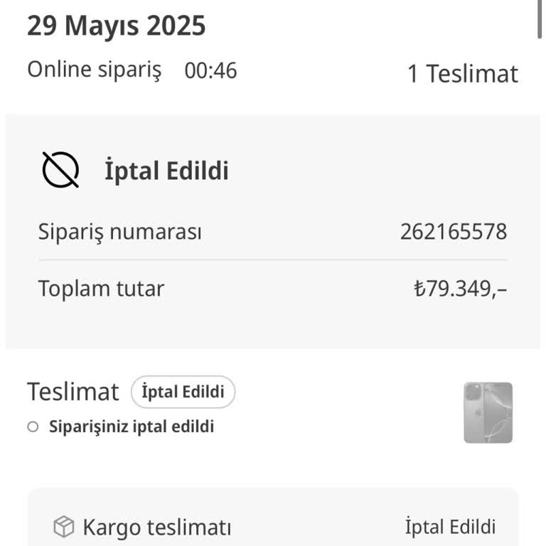 Media Markt'tan Cihaz Alımında Haksız İptal Ve İlgisizlik