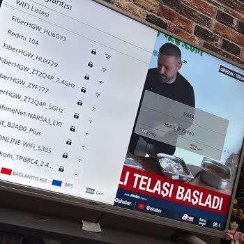 Arçelik TV'de Wi-Fi Bağlantı Ve İnternet Hızı Sorunu