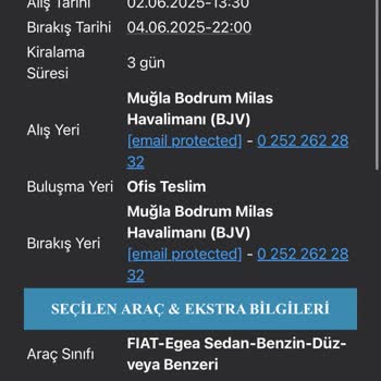 Araba Kiralama Süresinde Yanlışlık Ve İletişim Sorunları Nedeniyle Mağduriyet