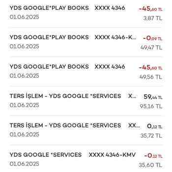 YDS Google İznim Olmadan Paramı Çekiyor