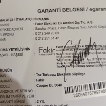 Elektrikli Süpürge Arızası ve İade Sürecinde Yaşanan Sorunlar