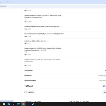 Teslim Edilmeyen Sipariş Ve İade Sorunu Karşısında İletişim Eksikliği