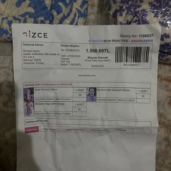 Yanlış Ve Eksik Ürün Mağduriyeti Paramı Geri İstiyorum