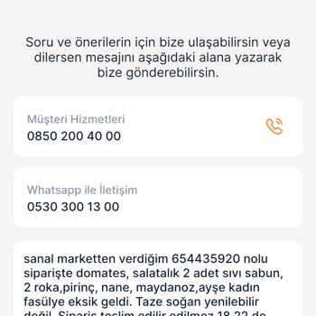 Migros Sanal Market: Eksik Ürünler, İade Sorunu Ve Cevapsızlık