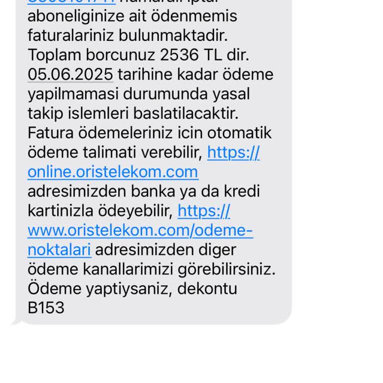 Şok Net'ten Hizmet Alamadan Ücret Mesajları Geliyor