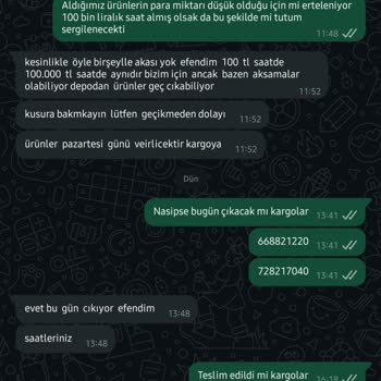 Stokta Olmayan Ürün Satışı Ve Geciken Kargo Nedeniyle Mağduriyet