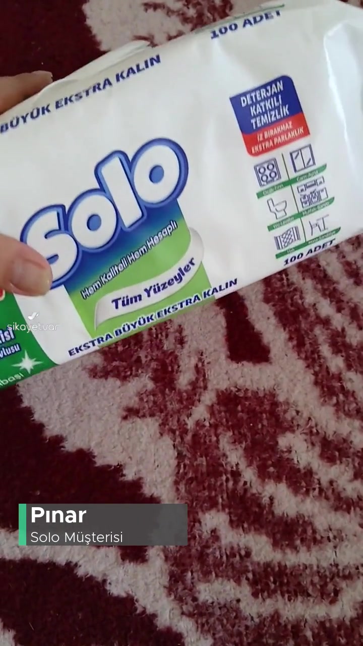 Solo Deterjan Katkılı Temizlik Bezi Kupkuru Çıktı! videonun kapak resmi