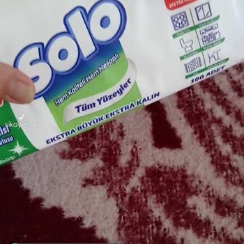 Solo Deterjan Katkılı Temizlik Bezi Kupkuru Çıktı!