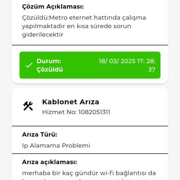 Kablo Net'te Sürekli Kopma Ve Yavaşlık Sorunu Çözülmüyor