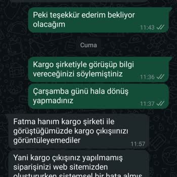 Siparişim Gönderilmedi, Paramın İadesini İstiyorum