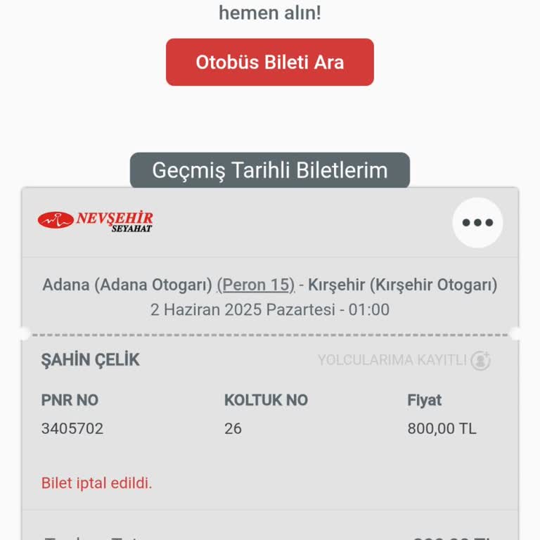 Bilet Değişikliği Ve İade Sürecinde Mağduriyet Yaşadım