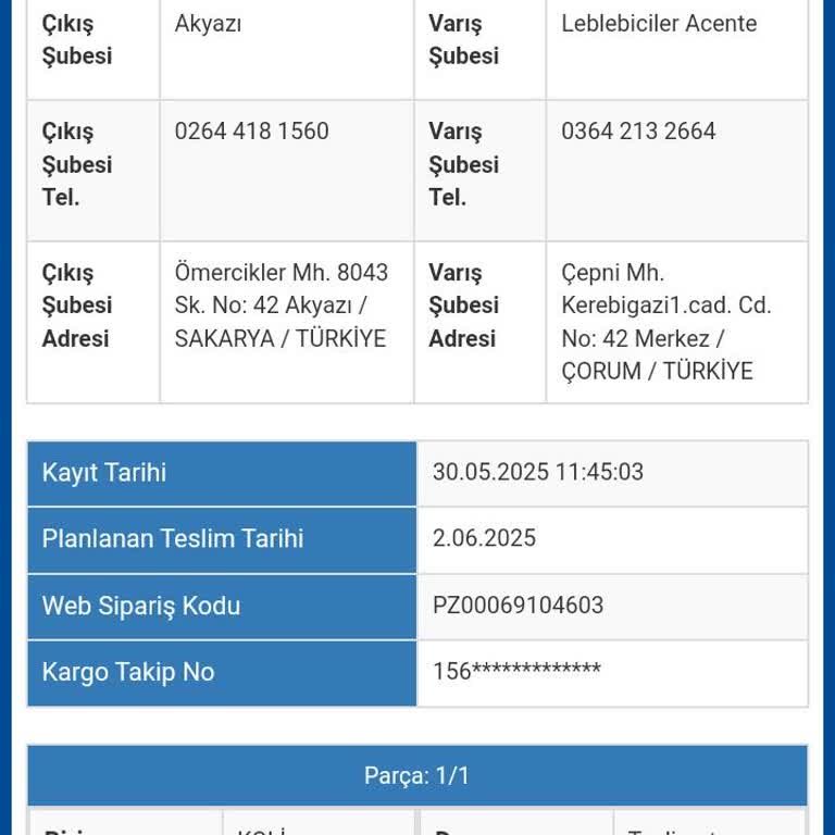 Sürat Kargo Leblebiciler Şubesi'nin Teslimat Ve İletişim Sorunları